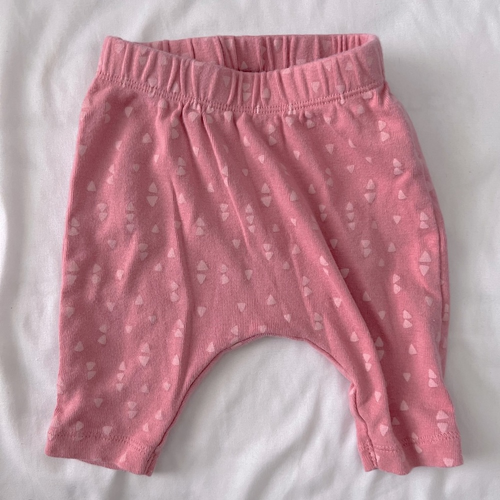 Old Navy pink newborn leggings